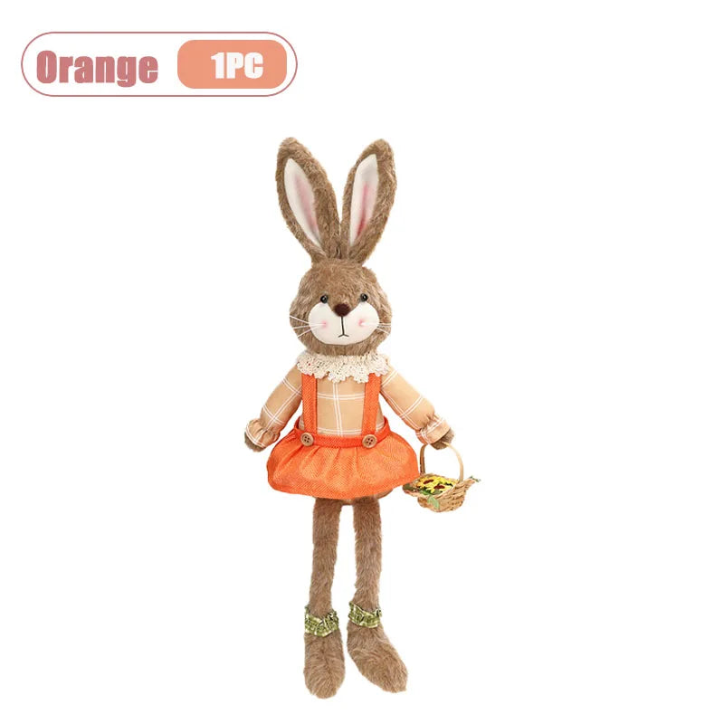 Bájos nyuszi figura — Tavaszi asztaldekoráció