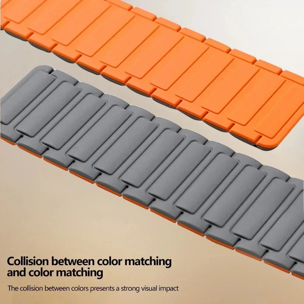 Premium Magnetic Silicone Apple Watch Band — Comfort Loop