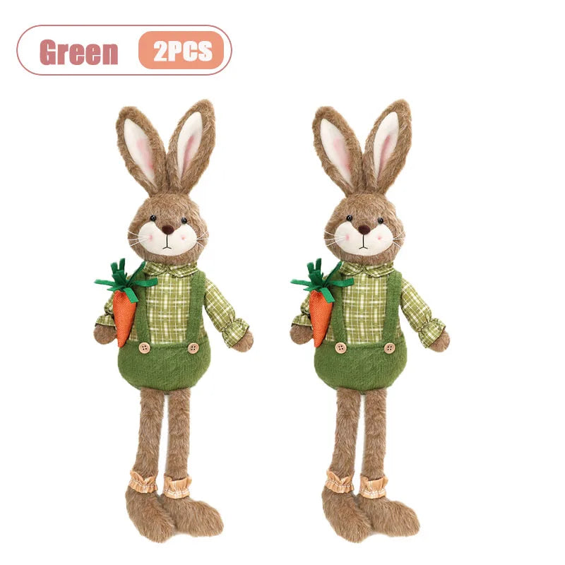 Bájos nyuszi figura — Tavaszi asztaldekoráció