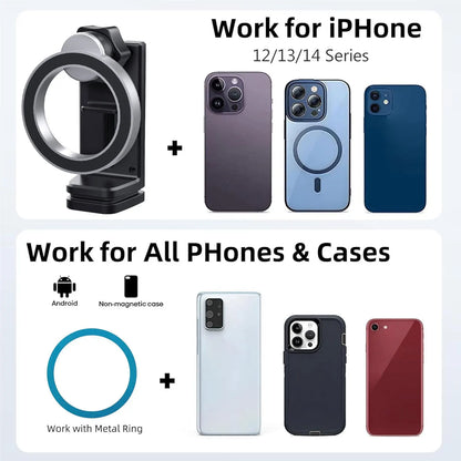 Mágneses mobiltelefon-tartó, repülőgépes utazáshoz szükséges telefontartó