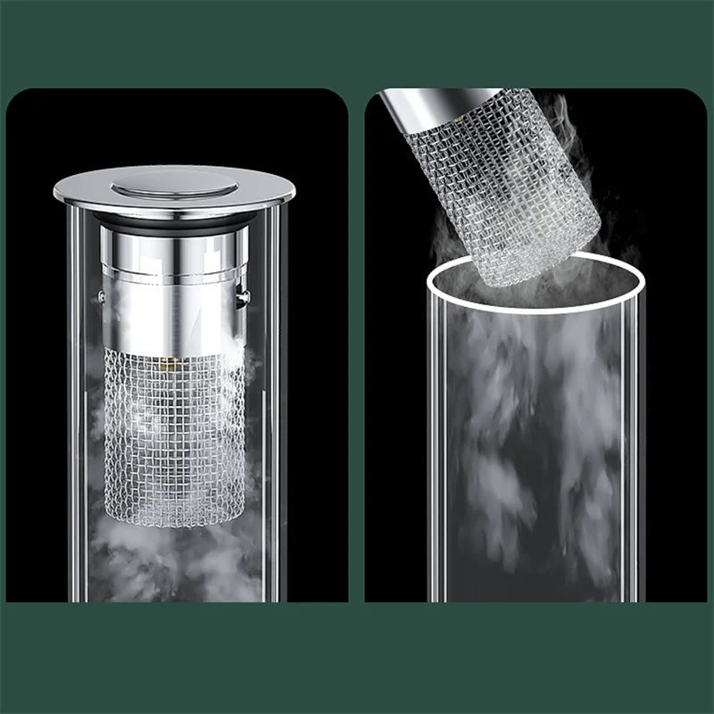 Rozsdamentes acél lefolyószűrő – dugulásgátló hajfogó mosogatóhoz és zuhanyzóhoz