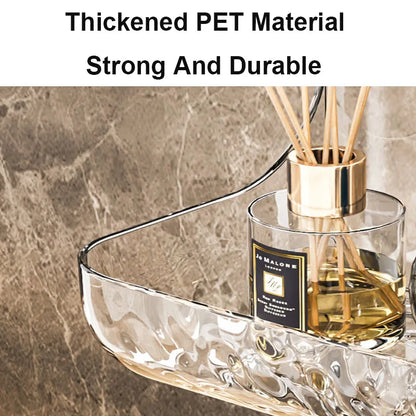 Modern, fúrásmentes fürdőszobai polc – sérülésmentes fali rendező