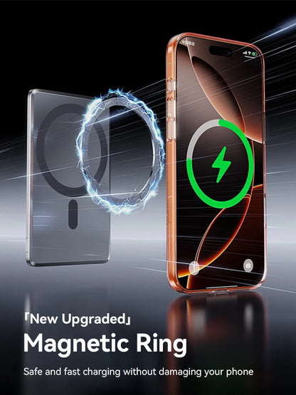 Premium-Magnet-Ultradünne Hülle für iPhone – Vergilbungsbeständig und transparent