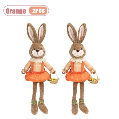 Bájos nyuszi figura — Tavaszi asztaldekoráció