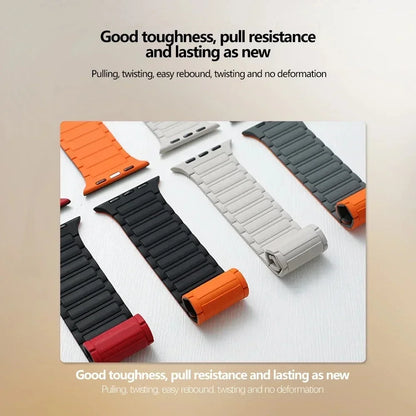 Premium Magnetic Silicone Apple Watch Band — Comfort Loop