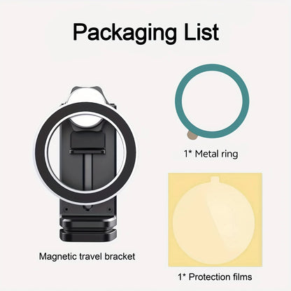 Mágneses mobiltelefon-tartó, repülőgépes utazáshoz szükséges telefontartó