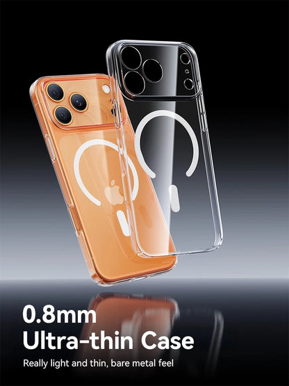 Premium-Magnet-Ultradünne Hülle für iPhone – Vergilbungsbeständig und transparent